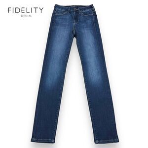 Fidelity Gwen Jeans Women’s Size 24 Blue High Rise Skinny Leg